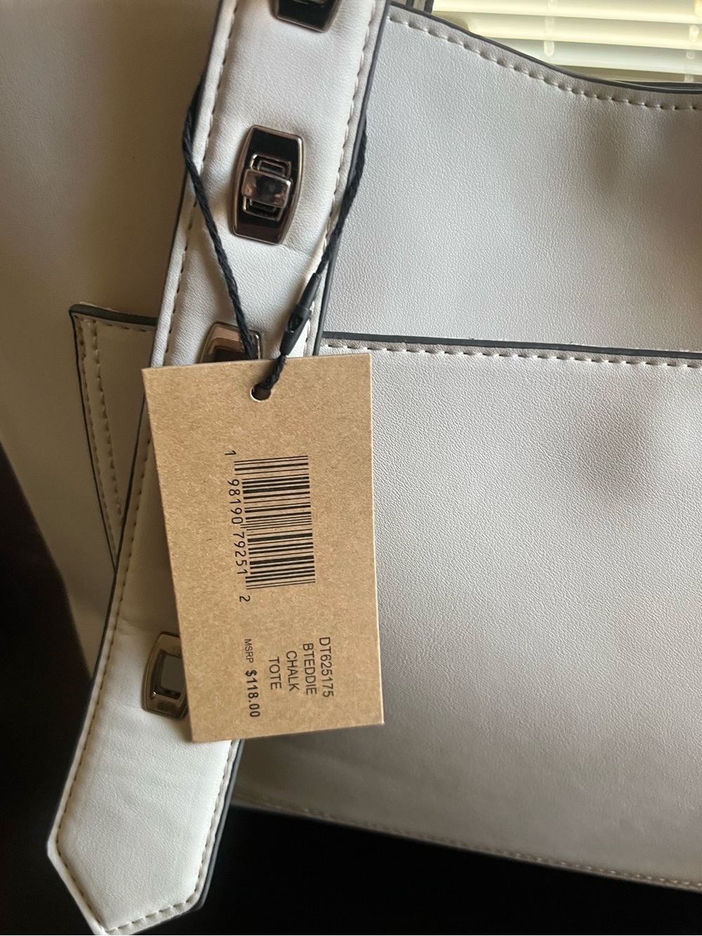 Steve Madden Stud-Accent Tote - Picture 4 of 8